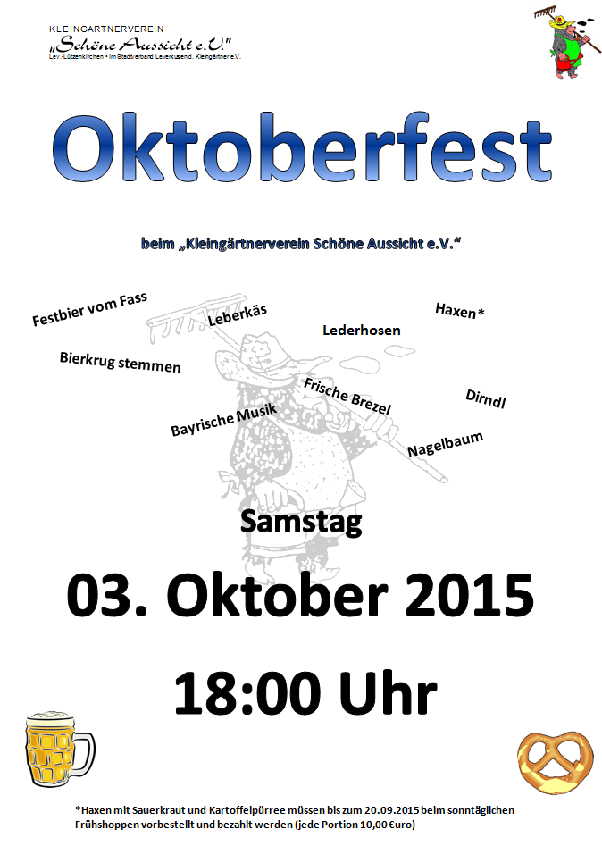 Oktoberfest Plakat